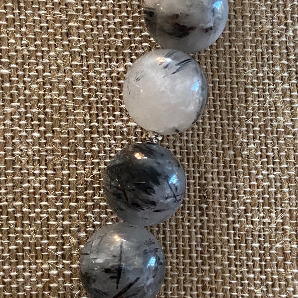 Genuine Rutilated Quartz Necklace - Picture 6 of 6